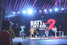【Battle king kids 】VOL.2 少兒街舞大賽 8強 vs Guest 吳澤昊 vs 葉錚（W）